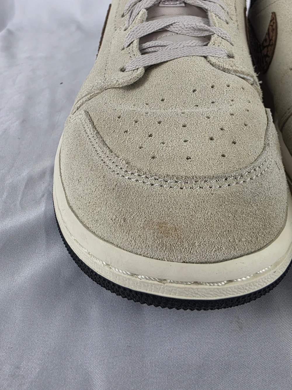 Nike Air Jordan 1 Mid SE Elephant Light Orewood DZ4129-102 Men's Size 10